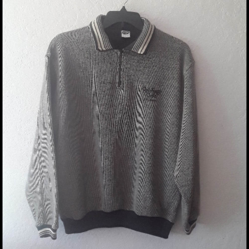 Rainforest Cafe Orlando sweater metal zipper sz M